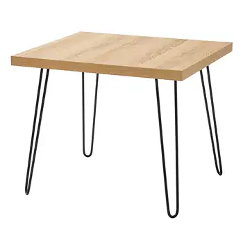 Mainstays Фиба крак квадратна странична маса, дъб хол мебели мебели холна маса 1