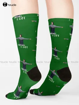Dani Rojas _ Футболът е живот чорапи дълги чорапи за мъже персонализирани потребителски унисекс възрастни тийнейджър младежки чорапи 360 ° цифров печат 1