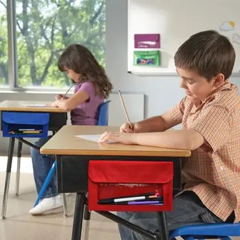  трайни джобове за съхранение в класната стая найлон магнитно училище доставка маркер писалка притежателя универсална бяла дъска чанта класна стая 1