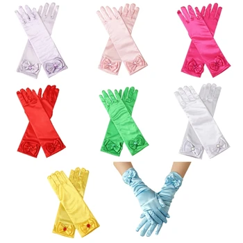 Цветни слоести ръкавици за момчета и момичета трябва да имат коледно парти аксесоар за фестивални танцови състезания DXAA 1
