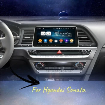 128G За Hyundai Sonata 2018 2019 Android Car Radio Auto GPS навигация Мултимедиен плейър Аудио стерео 4G Head Unit Carplay DSP