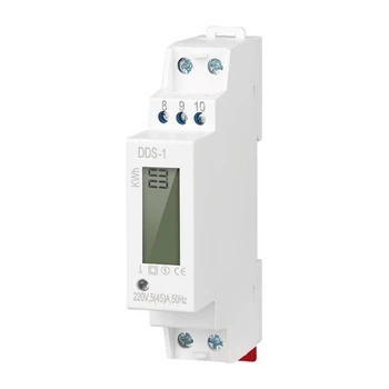 Цифров еднофазен измервателен уред Подобрен електромер 50A Директно измерване Измервайте използването на електроенергия Лесно за дропшипинг 1