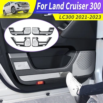 За 2021 2022 2023 Toyota Land Cruiser 300 Защитно покритие на вратата на автомобила Капак на високоговорителя LC300 FJ300 Интериор Обновени аксесоари 1