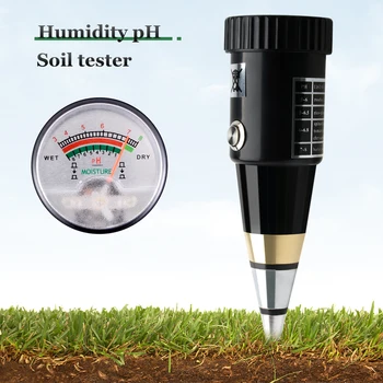 2 в 1 влажност на почвата & PH метър влажност вода анализатор за градински растения цвете PH сензор монитор многофункционален тип показалец