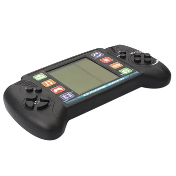 3X джобна ръчна конзола за видеоигри 3.5In LCD мини преносим тухлен игрален плейър с вградени 23 + 26 игри (черен) 1