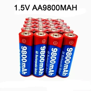 Акумулаторна батерия оригинална AA 1.5V 9800mAh алкална подходяща за фенерчета и електрически играчки БЕЗПЛАТНА ДОСТАВКА