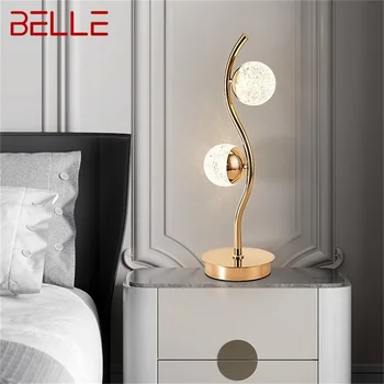 BELLE Nordic Creative Етаж лампа осветление модерен замразени топка LED декоративни за дома хол легло стая 1