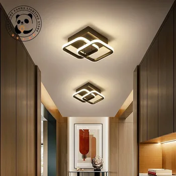 Модерни LED плафониери Lamparas De Techo Начало Повърхностно монтирани лъскави полилеи Спалня коридор висулка светлини вътрешен декор 1
