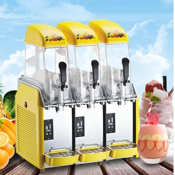 Производство на високопроизводителна и високопроизводителна търговска машина за топене на сняг Напитки за сок с 4 кутии 1
