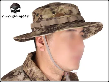 EMERSON Boonie Hat Военна тактическа армейска шапка Анти-остъргване Grid Fabric камуфлажна шапка Kryptek Highlander Ловна шапка EM8714 1
