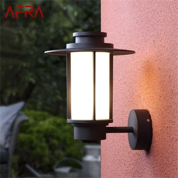· AFRA външни стенни лампи класически LED осветление водоустойчив IP65 свещи за дома веранда вила декорация 1