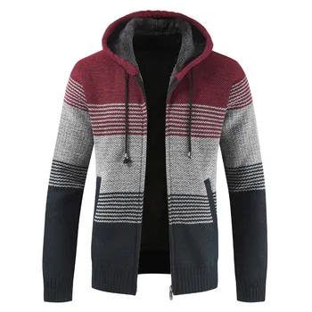 Ред Мъжки 2023 зима solid loose пуловер високо деколте мода случайни пуловер подложка / мокър восък ~ Apotheekmeeusdeneve.be 11