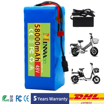 Ред Електрически велосипед батерия e-bike ebike 36v 20ah 48v 25ah 52v китай 18650 клетки литиево-йонна поли надолу тръба батерия + зарядно устройство / Аксесоари & Части ~ Apotheekmeeusdeneve.be 11