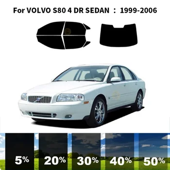  Предварително изрязана нанокерамика кола UV комплект за оцветяване на прозорци Автомобилно фолио за прозорци за VOLVO S80 4 DR SEDAN 1999-2006