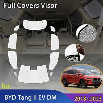 Автомобилни сенници с пълно покритие за BYD Tang DM II EV 2018~2023 Аксесоари 2022 2021 Сгъваем светлоотразителен сенник за предно стъкло 1