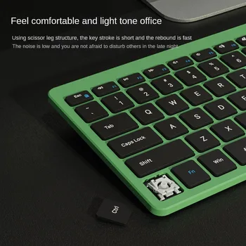 B072 Ултра-тънка безжична 2.4G клавиатура и мишка с цифрови клавиши Настолен компютър клавиатура и мишка комплект