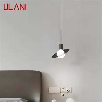 ULANI Съвременна медна висяща лампа LED класическа черна висяща светлина Шик творчески декор за домашна спалня 1