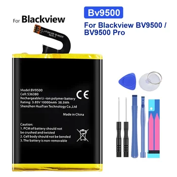 Батерия 10000 MAH за Blackview BV9500 / BV9500 Pro BV9500Pro акумулаторни батерии Bateria + безплатни инструменти 1