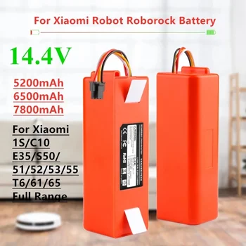 Роботизирана прахосмукачка Резервна батерия за Xiaomi Robot Roborock S50 S51 S55 Аксесоар Резервни части литиево-йонна батерия 9800mAh 1
