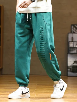 2023 Нови мъжки панталони Baggy Joggers Fashion Letter Hip Hop Streetwear Harem Pant Men Casual Cotton Loose Trousers 8XL 1