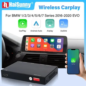 Безжичен Carplay модул за BMW EVO 1 2 3 4 5 6 7 M3 M4 M5 X1 X2 X3 X4 X5 X6 Series F20 F30 F31 F46 Mirrir Link Android Auto 1