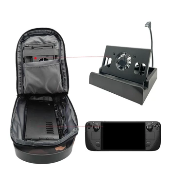 Travel багаж удароустойчив защита съхранение чанта чанта за пара палубата игра конзола с анти-кражба заключване цип чанта 1