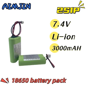 2s1p 7.4V 3000mah 18650Акумулаторна литиева батерия ЗА усилвател Аксесоари за играчки за захранване LED светлини Оборудване за сигурност 1