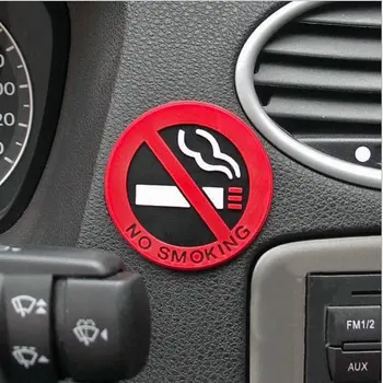 1pcs Предупреждение Лого за пушене Стикери за кола за VW Volkswagen Golf 8 2020 Шкода Октавия A8 2021 SEAT Leon MK4 1