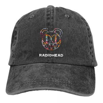 Radiohead Унисекс стил бейзболна шапка Затруднени измити шапки капачка ретро открит бягане голф подарък Snapback капачка 1