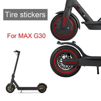 Стикер за NINEBOT MAX G30 електрически скутер колело главини защитни отразяващи стикер безопасност нощ езда колоездене части 1
