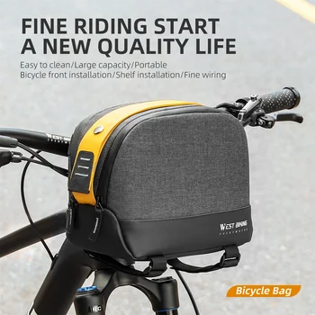 Практична чанта за велосипеди Многофункционална чанта за съхранение на велосипеди с голям капацитет AntiDrop износоустойчива велосипедна чанта Удобна чанта 1