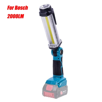 2000LM LED работна светлина преносим открит фенерче къмпинг фенери вертикална Downlight за Bosch 14.4V-18V литиево-йонна батерия 1