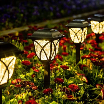 Ред Външна лампа водоустойчива градинска лампа външна морава пейзажна лампа паркова градина модерна минималистична пътека светлина / Външно осветление ~ Apotheekmeeusdeneve.be 11