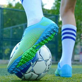 Младежки футболни обувки студенти обувки за обучение на възрастни неплъзгащи се дишащи футболни обувки на открито трева 2