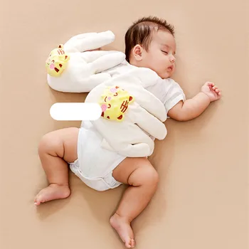Новородено бебе комфорт възглавница майка деца легла симулира мама палми анти стряскане скок бебе елементи безопасност сън артефакт възглавница 2