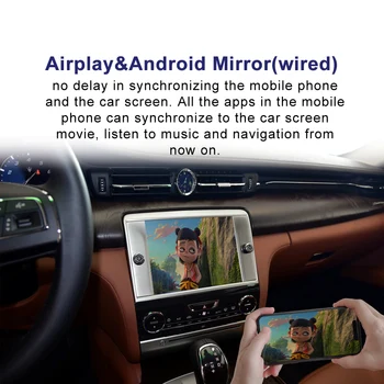 Wireless CarPlay за Maserati Ghibli Quattroporte 2014 2015 2016 Android Auto Module Box Видео интерфейс Mirror-Link 2