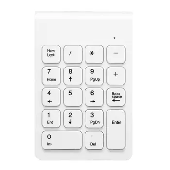 2.4GHz безжична цифрова клавиатура 18 клавиша Цифрова клавиатура за счетоводен касиер лаптоп лаптоп таблети преносим Numpad дропшипинг 2