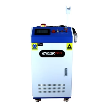 Razortek 1500W 2000W 3000W Fiber машина за лазерно почистване Машина за отстраняване на ръжда от мухъл за почистване на ръждясал метал 2