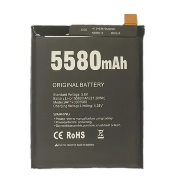 2023 години 5580mAh BAT17M15580 BAT173605580 Оригинална батерия за Doogee S60 / S60 Lite мобилен телефон замяна Batterie Bateria 2