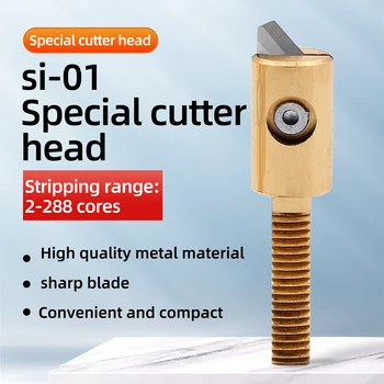 1 двойка надлъжно отваряне нож обвивка кабел slitter влакно оптичен стриптизьорка SI-01 замени острие резервна режеща глава 2