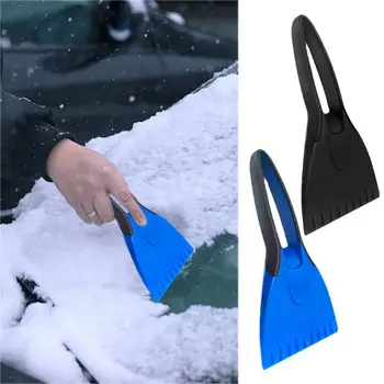  Автомобилни стъргалки за лед Издръжлив и гладък силиконов противоплъзгащ автомобилен стъргалка за лед Лесен за използване инструмент за почистване на мини автомобил за отстраняване на сняг 2