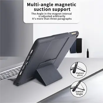 11 инча Докосване клавиатура Анти-капка таблет случай стойка магнит сменяем таблет безжичен Bluetooth клавиатура капак за iPad Pro 2