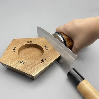 NEW 2023 Заточване на каменен ъгъл12 15 18 20 22 градуса Whetstone Rolling Knife Sharpener Diamond DIY инструмент Grindstone Woodwork 2