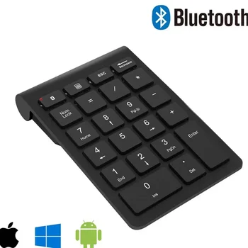 YP безжична Bluetooth клавиатура Мини цифров номер Цифрова клавиатура Счетоводна банка 22 клавиша клавиатура за лаптоп PC таблет компютър 2