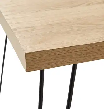 Mainstays Фиба крак квадратна странична маса, дъб хол мебели мебели холна маса 2