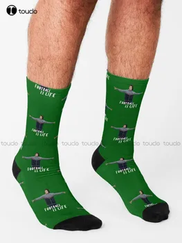 Dani Rojas _ Футболът е живот чорапи дълги чорапи за мъже персонализирани потребителски унисекс възрастни тийнейджър младежки чорапи 360 ° цифров печат 2