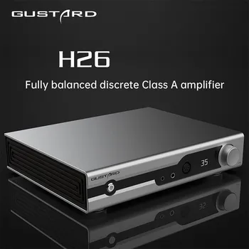  Gustard H26 Напълно балансиран дискретен усилвател клас А Две печалби с усилвател за слушалки с дистанционно управление 2