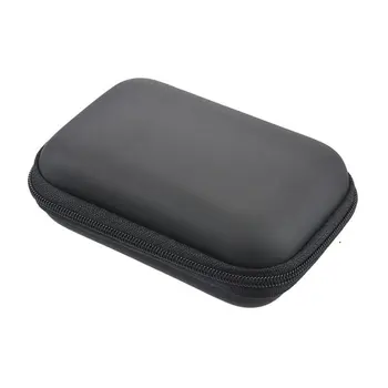 Travel кабел за съхранение чанта слушалки кутия мини цип чанта за съхранение многофункционална чанта за съхранение на слушалки кутия SD карта кабел 2