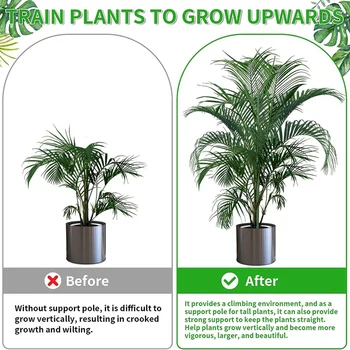  Рамка за подпомагане на катеренето на растенията 39.37 инча се смесва в растението, клон растителни пръчки пергола за растения 2