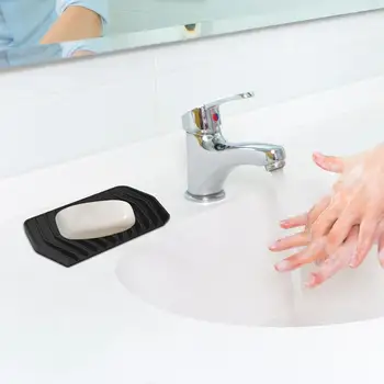 Drain сапун случай силиконови пътуване soapbar контейнер трайни soapbar титуляр декоративни сапун ястие за баня кухня душ 2